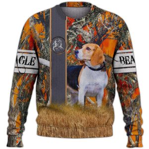 Love Beagle Hunting Dog Sweater, Beagle Sweater, Dog Sweater For Humans